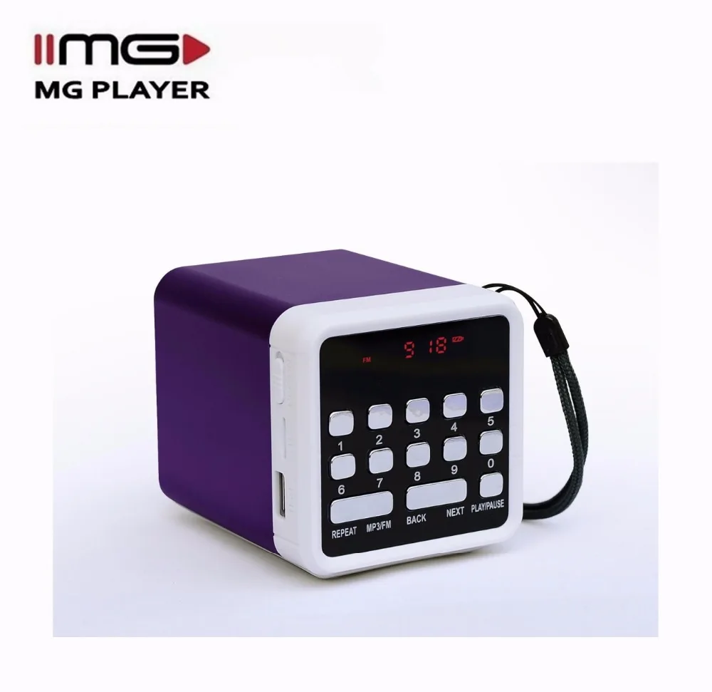 New mini speaker hot sale mini usb radio M-035U telescope speaker