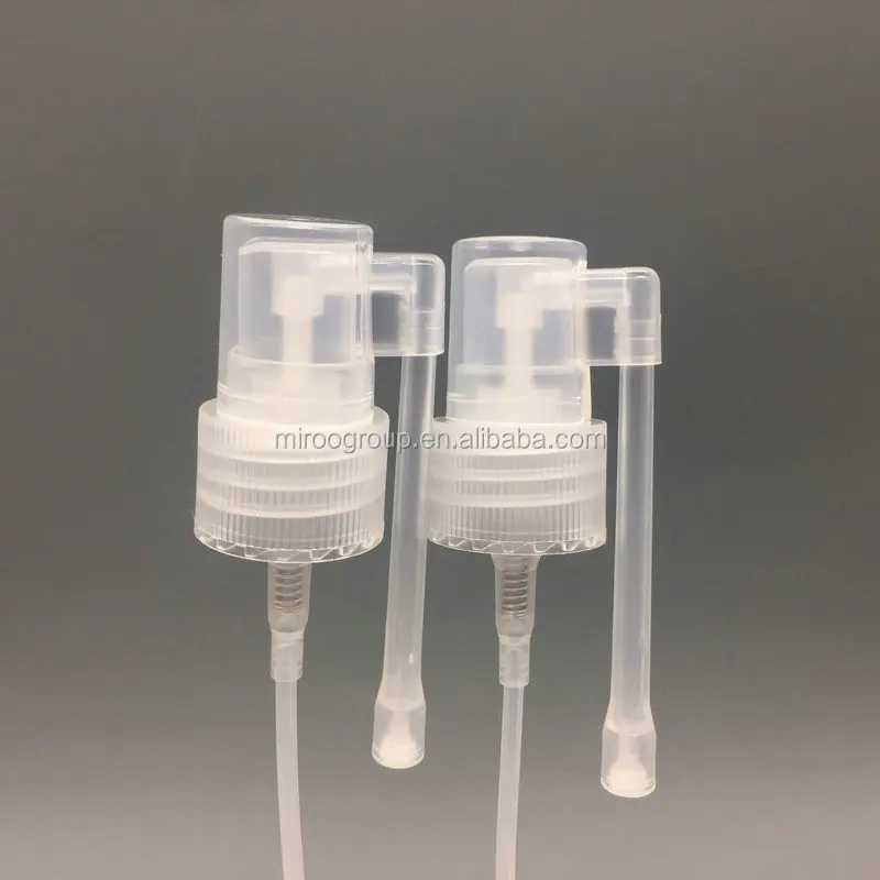 20/410 Clear Color Deep Throat Oral Spray Pumps , Mouth Spray Use Sprayer