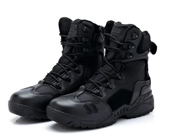 New Design Camouflage Armee Boot Motorcycle riding boots With Zipper