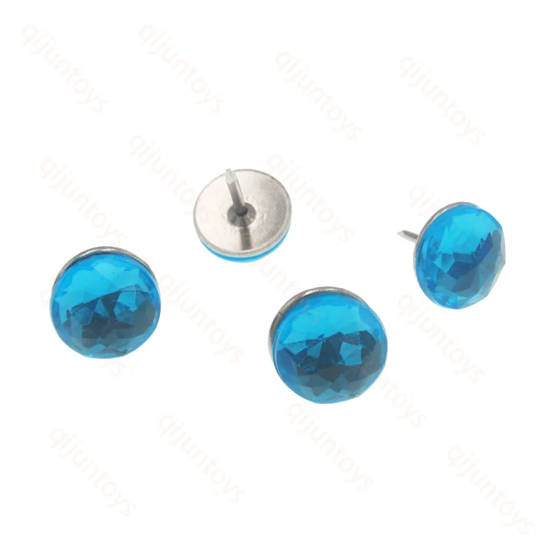 11mm round office acrylic drill creative color push pin,thumb tacks for home,school,office use