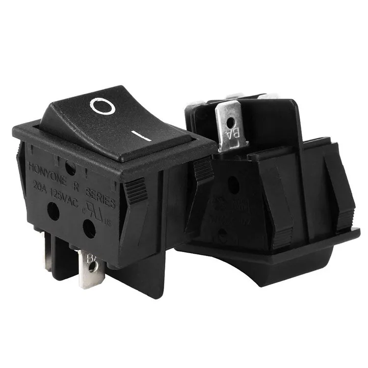 Red Button On/off Double Pole Single Throw Rocker Switch