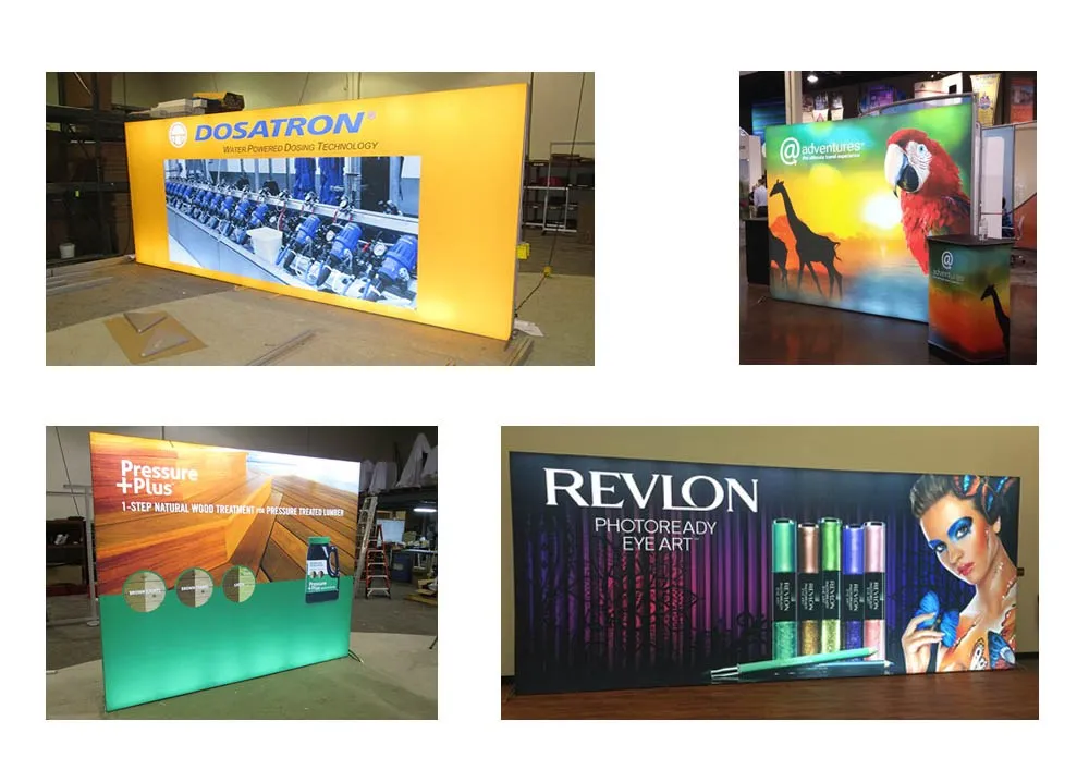 100% polyester knitted fabric for direct and transfer print fabric for display system