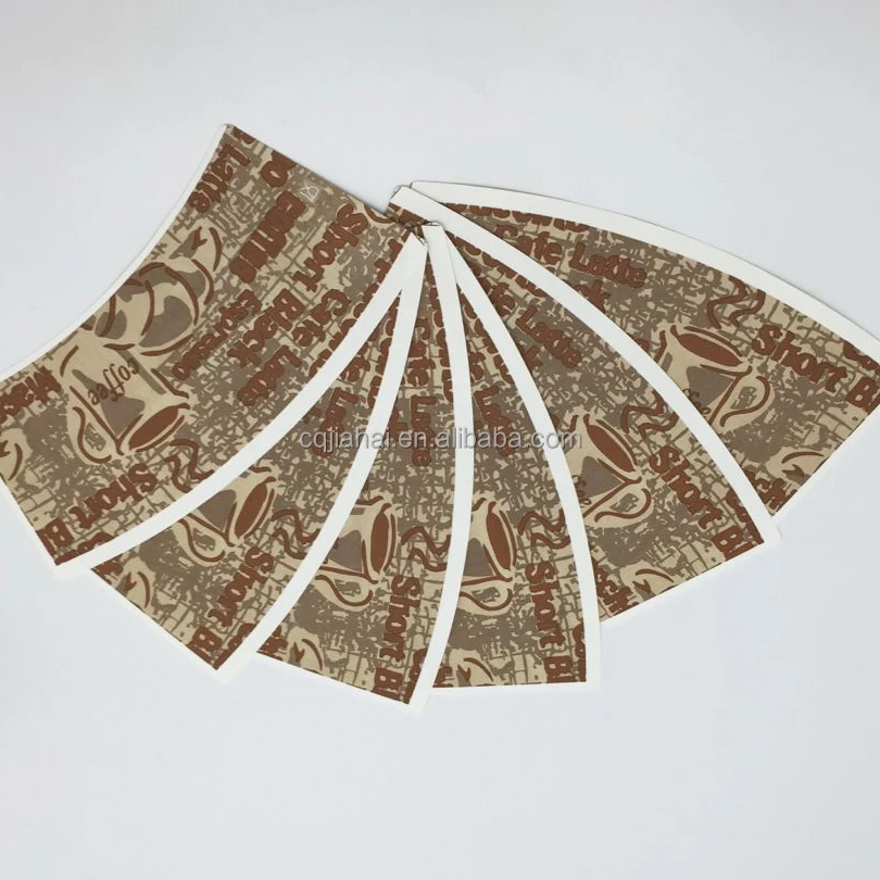 Printed PE Coated Paper Fan For Making Paper Cups