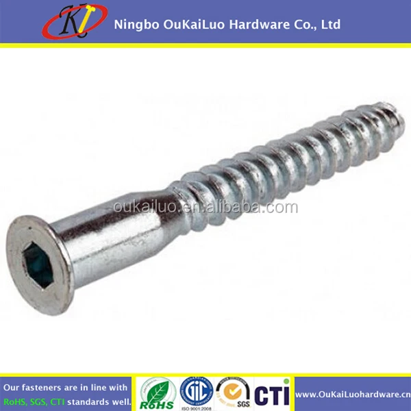 Furniture assembly screw / confirmat screw/ cabinet screw for beds