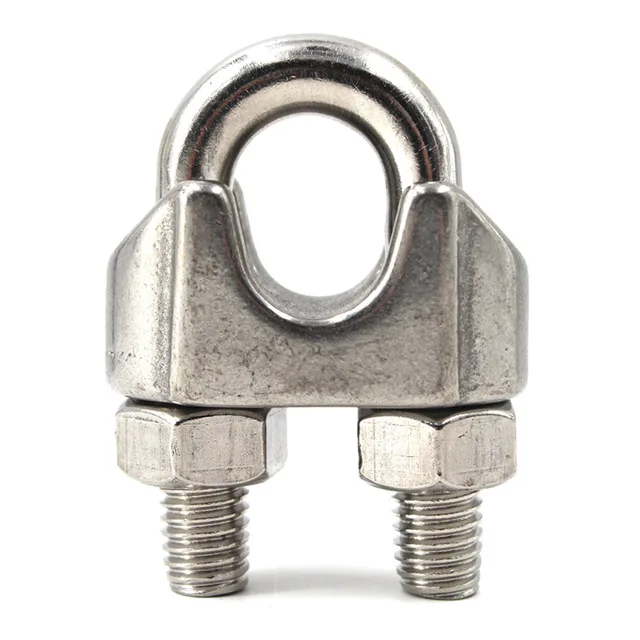 Different size Stainless steel wire rope clamp Wire rope clip  clamp wire rope loop clamp 304