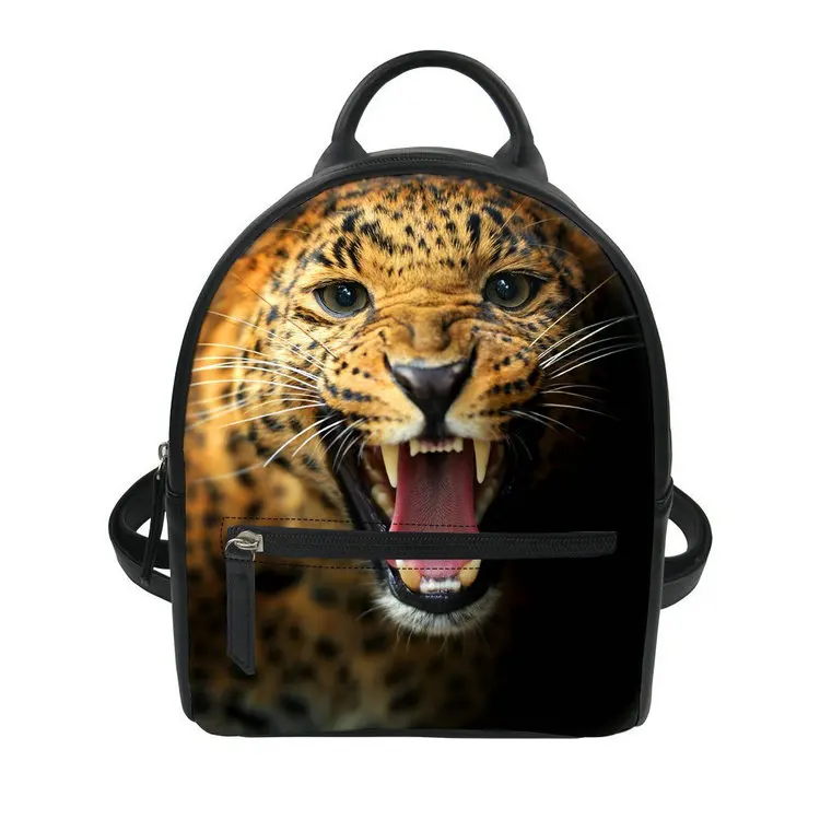 LYMECH print oem leather backpack multipurpose money clip wallet fashion pattern pack bag for lady women girl female