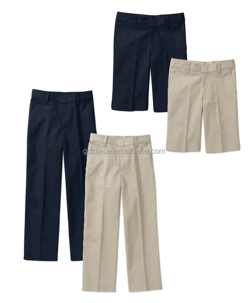 
OEM school boys and girls pants Wholesale Primary School Uniform 