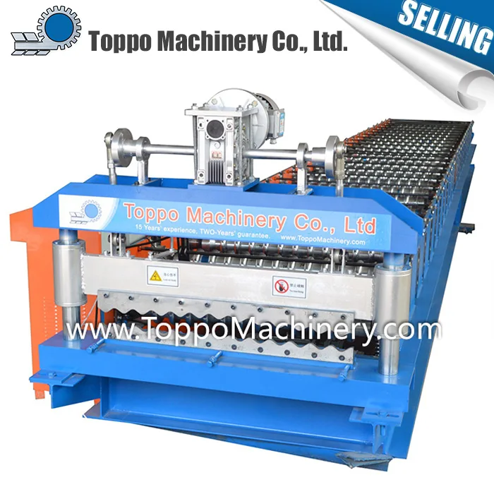 Большой материал различные виды гофрированного металла шаг черепичной кровли making machine