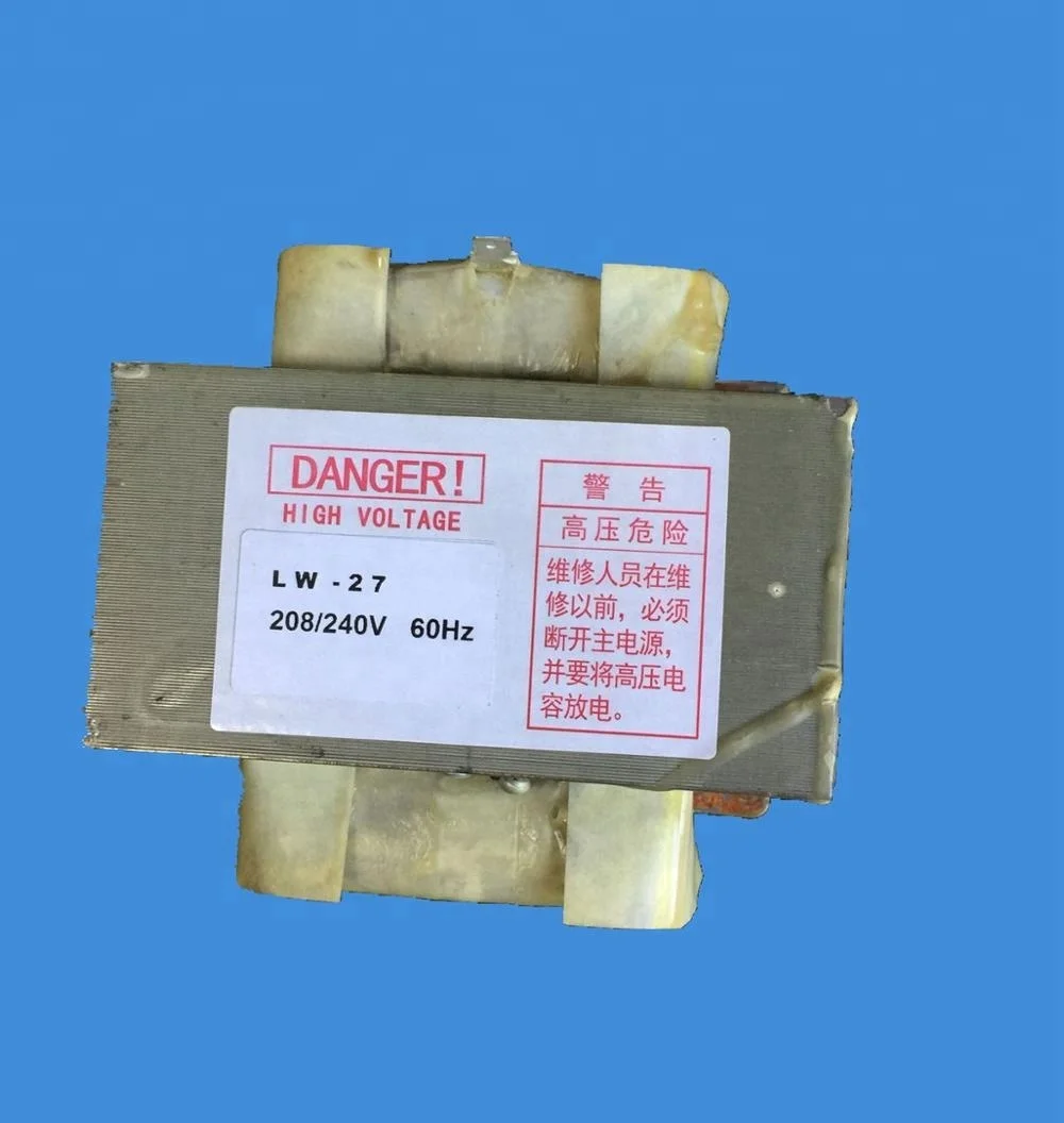 
microwave oven part 900-1000W transformer for magnetron 2M167B 