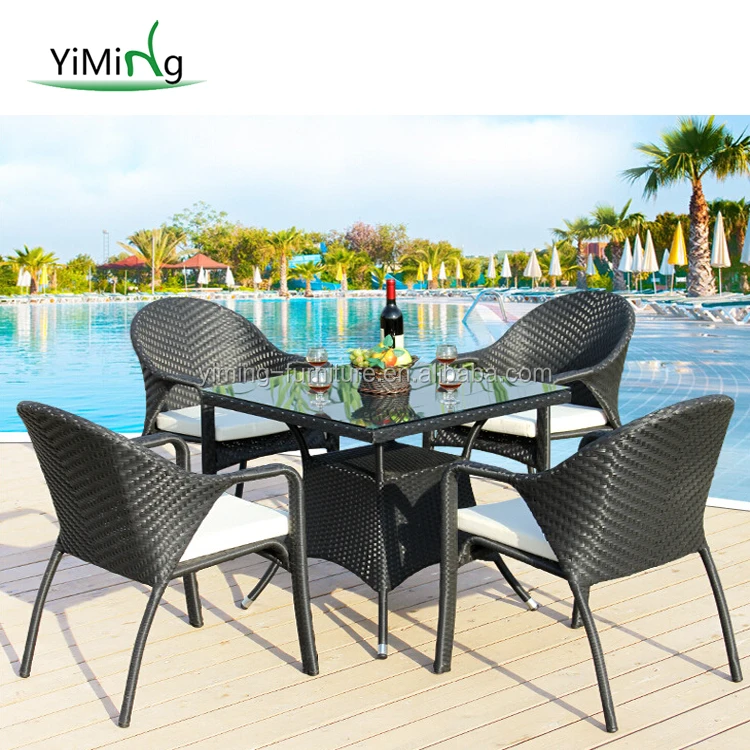 
2015 Hot Sale Outdoor Dining Set Patio Pe Rattan Furniture 