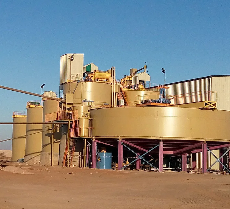 Оборудование для добычи золота для обрабатывающей установки с системой полного выщелачивания