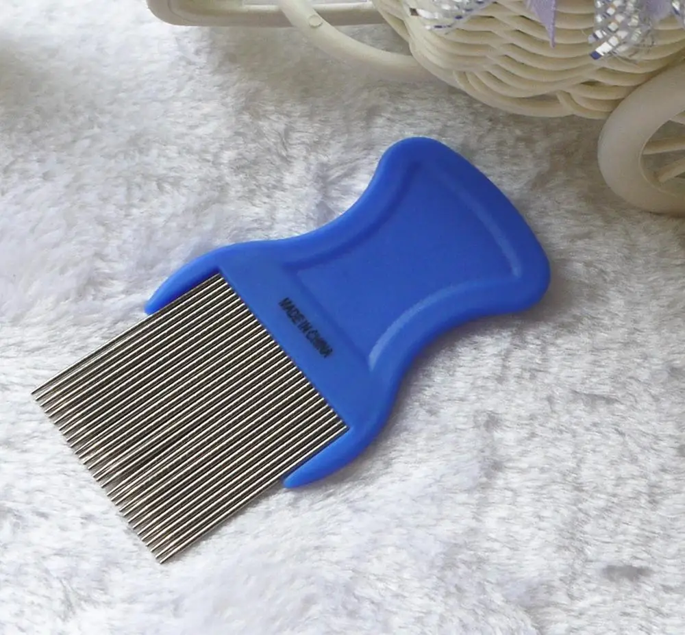 Anti OEM Plastic SS Advertising photo Image Picture meaning of Nit Lice Louse Flea Tick V Spirraled head combs remover for kids