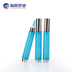 15ml syringe cosmetic container rose gold luxury airless syringe bottle for essence serum