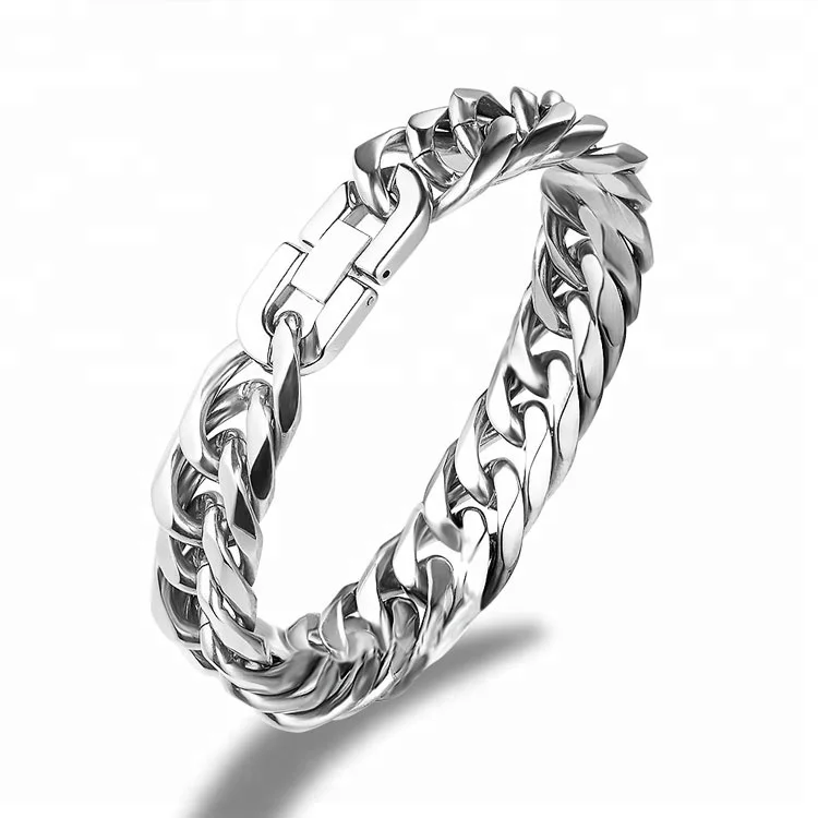 Waterproof Man Bracelet Cuban Chain BraceleMarlary Wholesale Simple European Bracelet Jewelry Chains Cuban Link Bracelet For Men