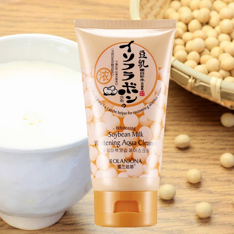 Soybean Milk whitening Face Wash Pores Shrink Cleanser 150ml