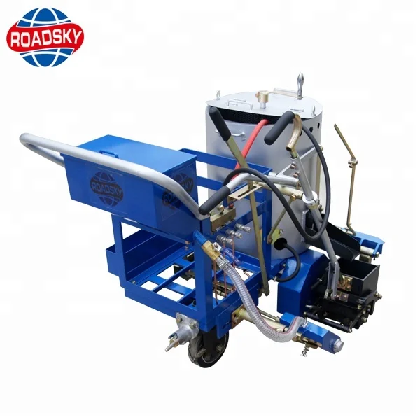 traffic line marking project thermoplastic line striping machine