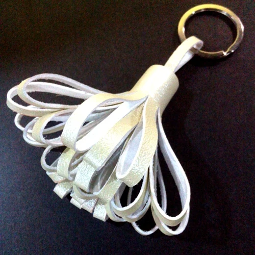 Colorful microfiber suede leather tassel fringe for handbag key chain and shoes