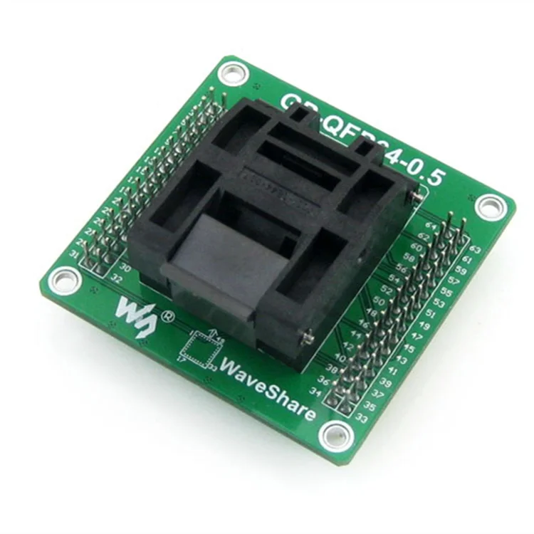 QFP64 PQFP64 TQFP64 LQFP64 GP-QFP64-0.5 IC тесты Burn в гнездо адаптера Программирование 0,5 мм шаг