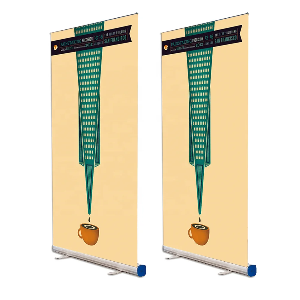 
Luxury Custom LOGO Digital Printing Retractable Roll Up Banner Stand for Advertisement 