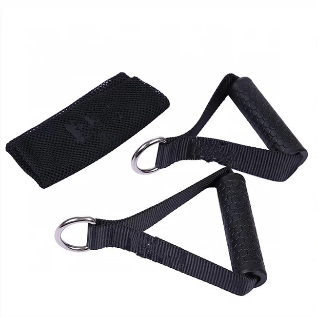 Cable Machine Attachments Resistance Bands Handles Grips Strength Exercise Handles for Gym