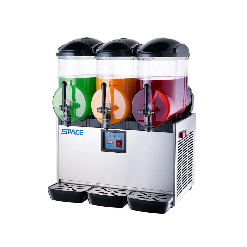 220V 50Hz Low Noise 3 tank slush machine for sale