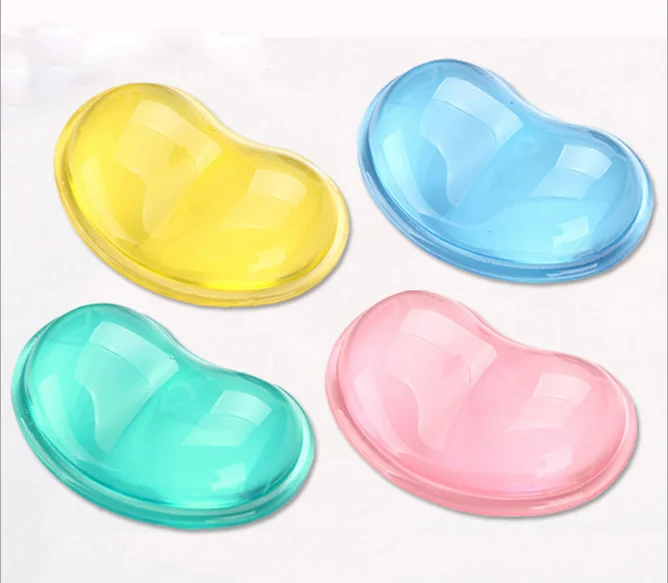 Heart-shaped Translucence Silicone Wrist Rest Cool Hand Pillow Wrist Rest #GS-04