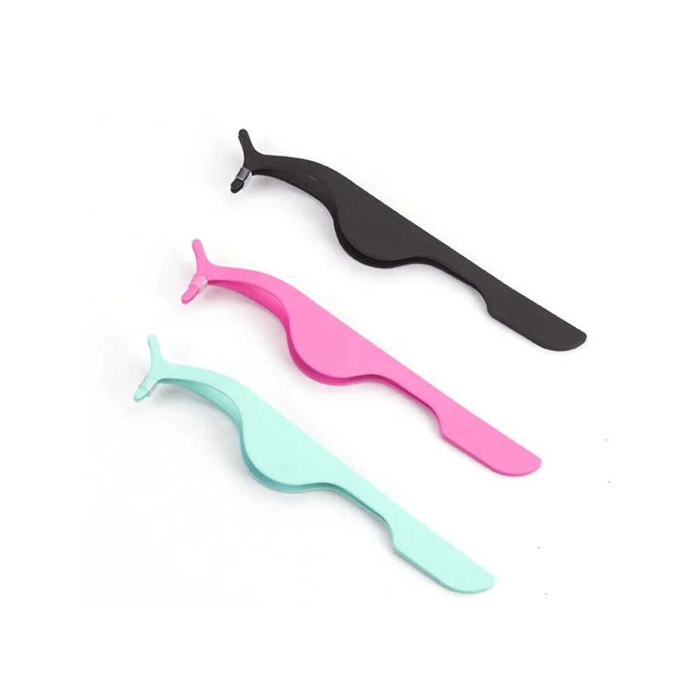Wholesale False Eyelash Tweezers Stainless Steel Tweezers Applicator