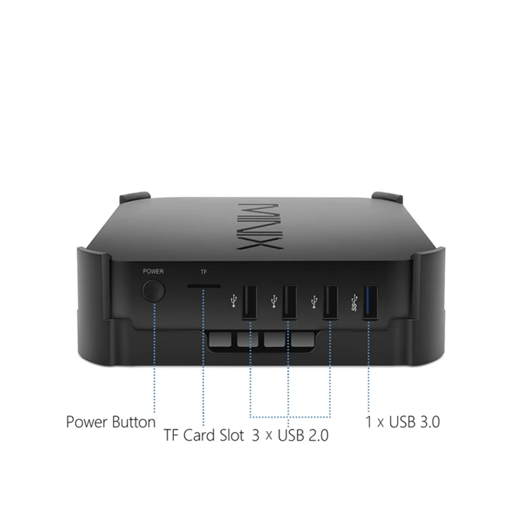 Factory price MINIX NEO Z83 MX  Licensed WinS 10 pro Mini pc Intel Z8350 dual wifi 4GB/128GB Android tv box