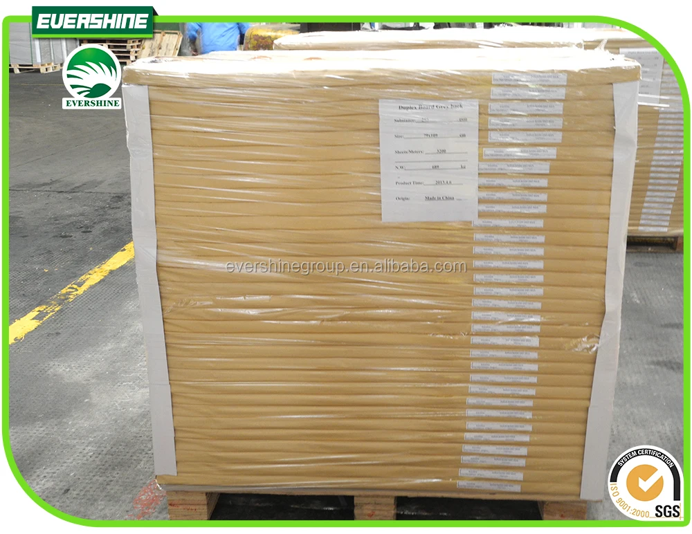 Evershine Brand Coated Duplex Ivory Board
