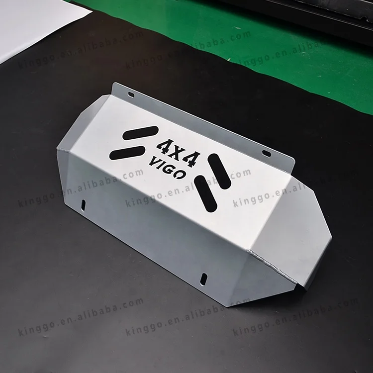 Front Engine Base Plate Skid Sump Guard Fit For Hilux 05-14