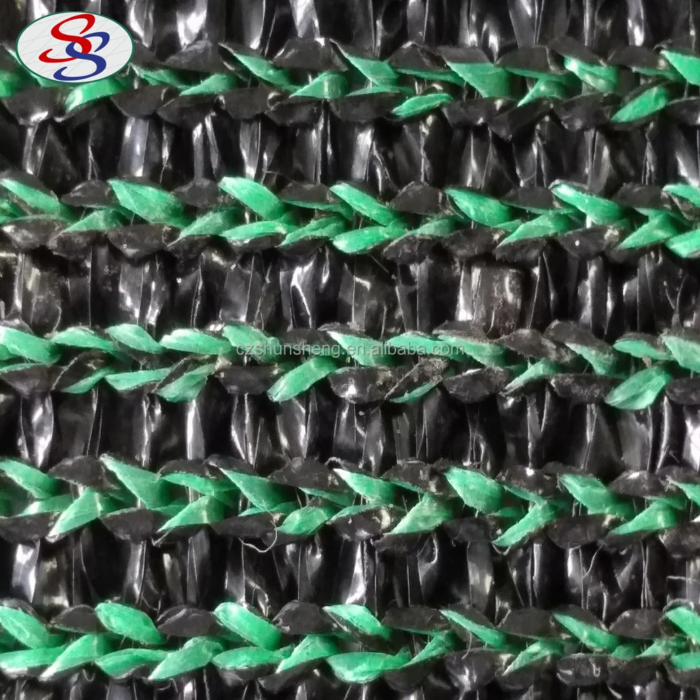 100% полиэтиленовый материал, зеленая Солнцезащитная сетка