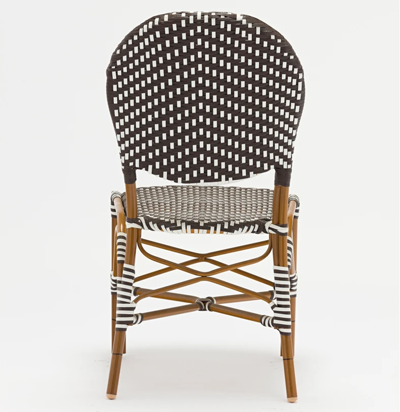 Modern Furniture Garden Chair French Cafe Bistro Rattan Wicker Chair