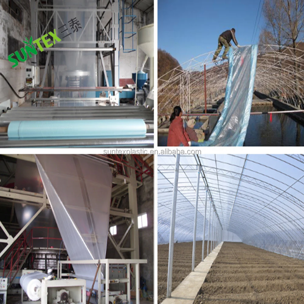 Выдувной молдинг, прозрачный LDPE с УФ пленкой для теплиц, 5 мил 6 мил 8 мил, сельскохозяйственная полиэтиленовая пленка, 4*50 м