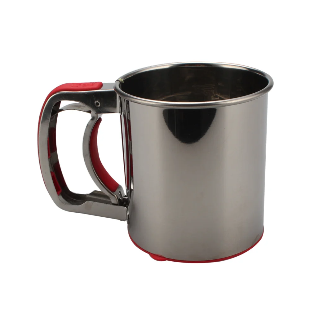 Stainless Steel Handheld Cup Flour Sieve