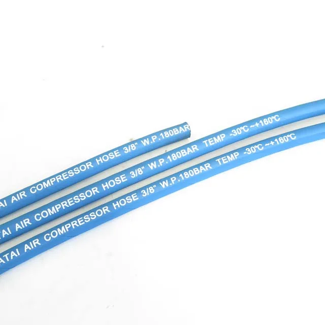 High pressure blue rubber air compressor oil hose
