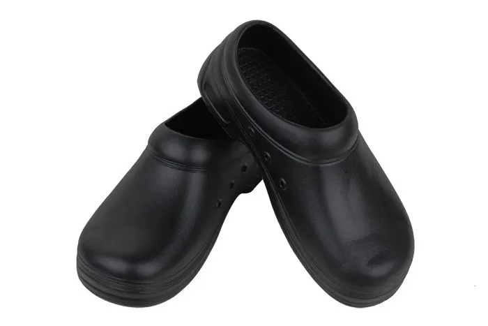 Grease proof skid resistant steward stewardess crew staff clerk kitchen chef anti-skid nonslip uniform dress safety clog shoes