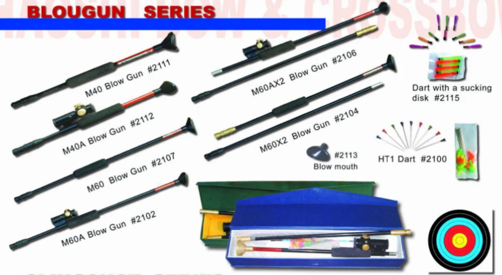 BG2422 черный выдувной пистолет 24 дюйма со множеством дротиков