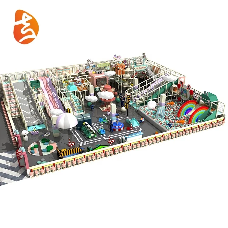Customized mall amusement parks indoor playground equipment, kids soft paly games