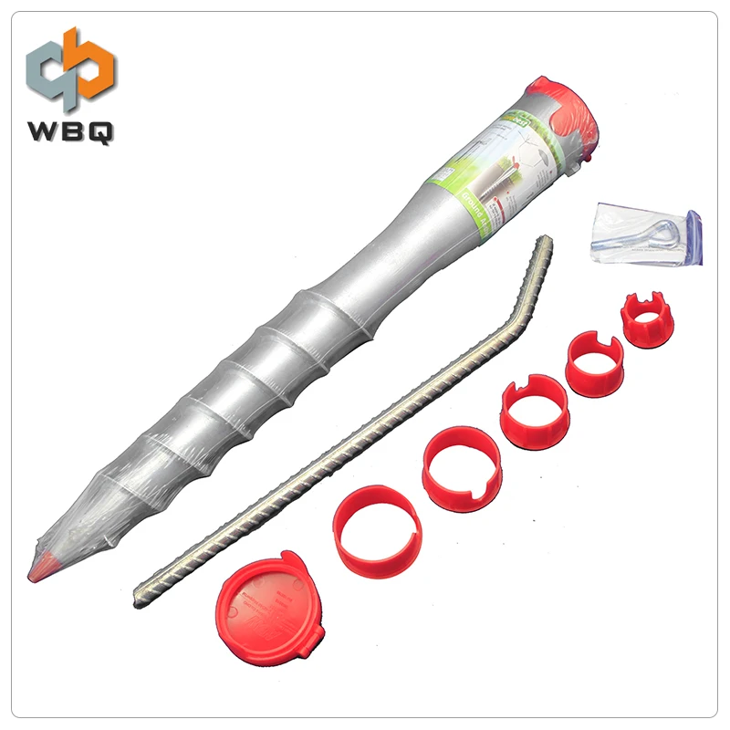 Hot dip galvanized steel screw fence post anchors