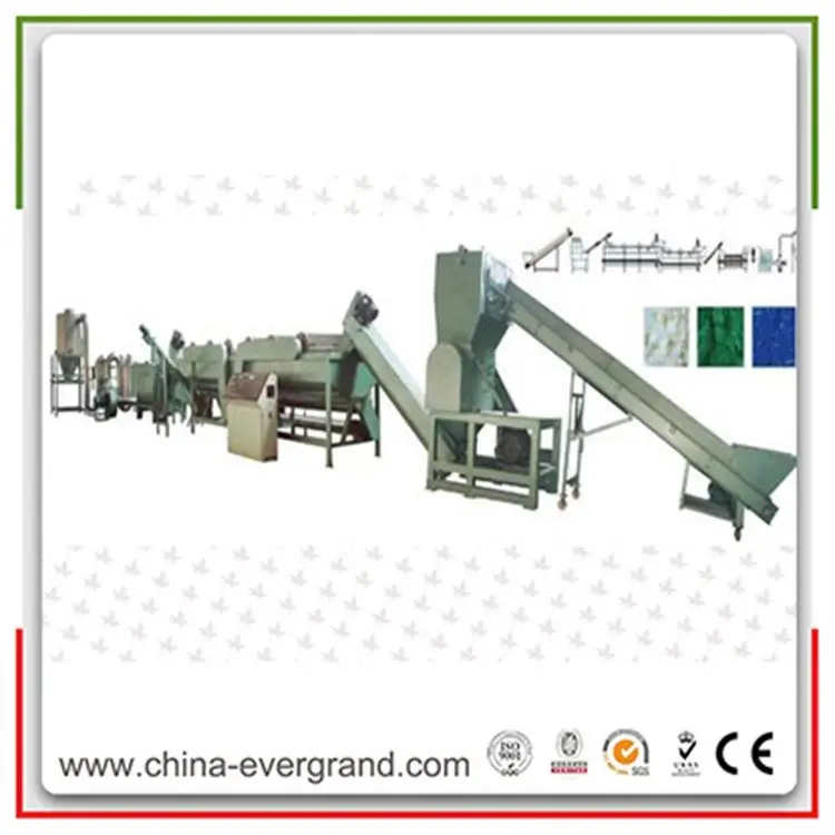 Отходов, мешки с цементом, hdpe фильм стиральная линия переработки единицы