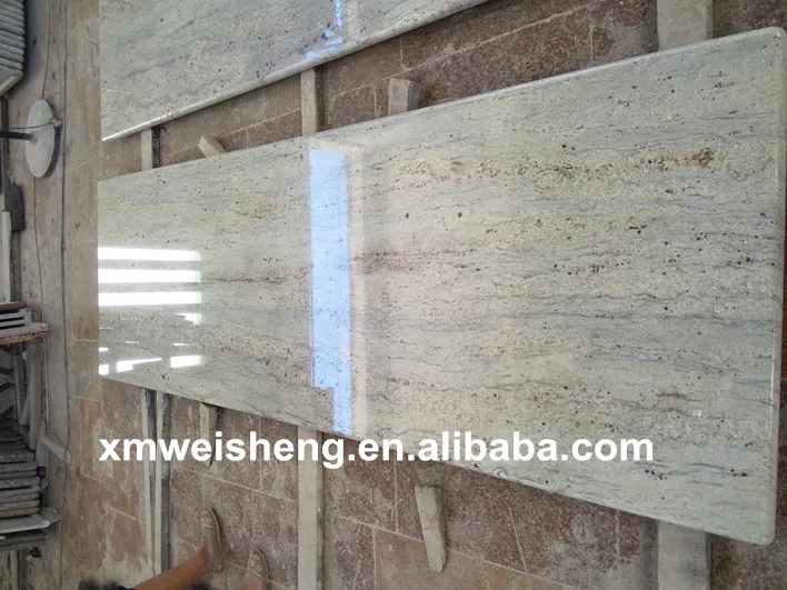 China rose white bianco antico imperial gold granite prefab kitchen countertops 3cm thick price