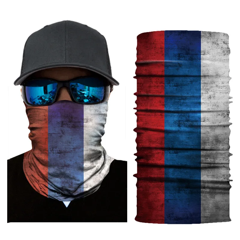 young teenager face shield magic sports neck scarf custom printed camouflage cotton breathable bandana