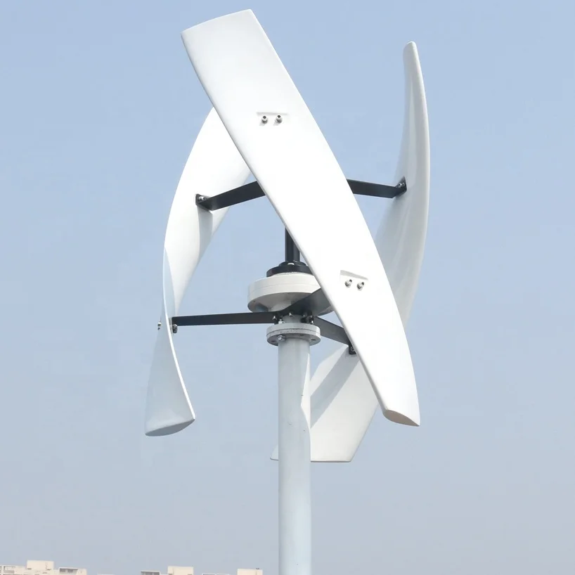 Low Noise 12V 24V 48V Magnet Wind Generator 800W 1000W Vertical Axis Wind Turbine