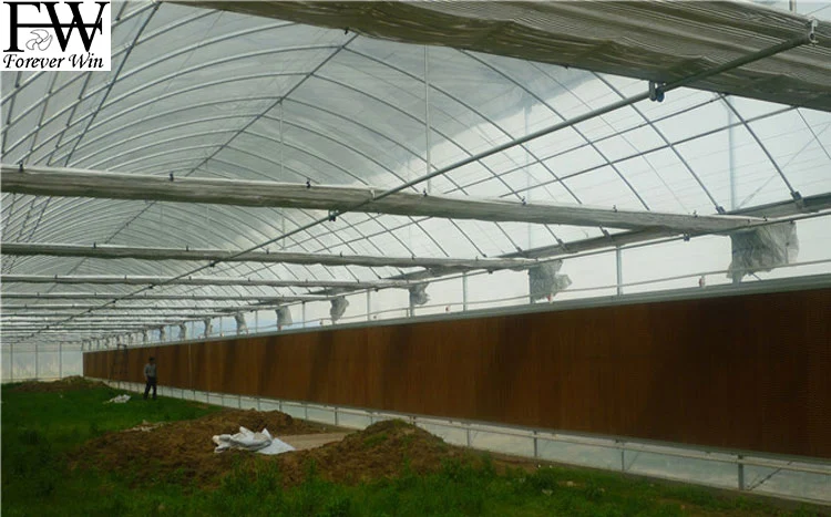 farming climate control equipment aluminum metal frame paper cooling pad for greenhouse