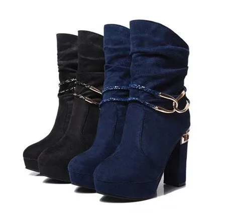shoes women winter fashion cotton snow boots USA size 4, 5