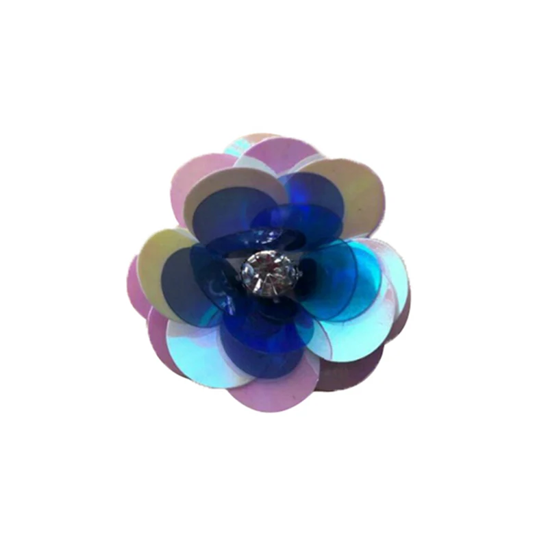 
reversible sequin embroidery patch reversible sequin factory sequin applique for clothes 