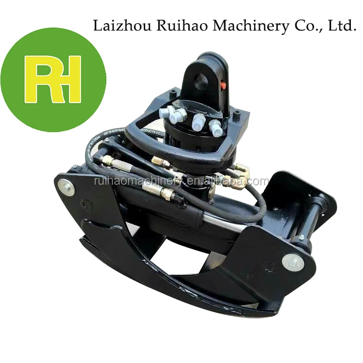 Приспособление для экскаватора, гидравлический вращающийся Механический грейфер