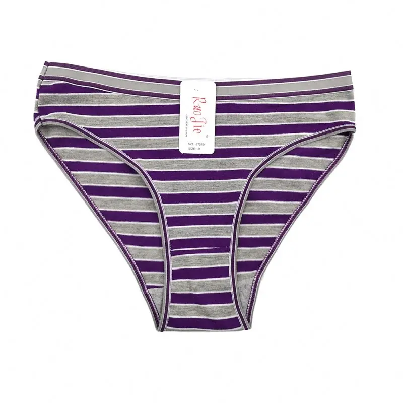 
New arrival fashionable stripe design female underwear sexy lingerie women panties 