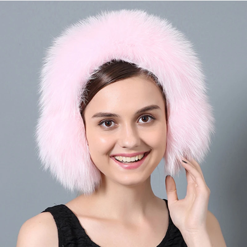 CX-A-72E Высокое качество оптовая продажа Мода зима теплая лиса меховые наушники