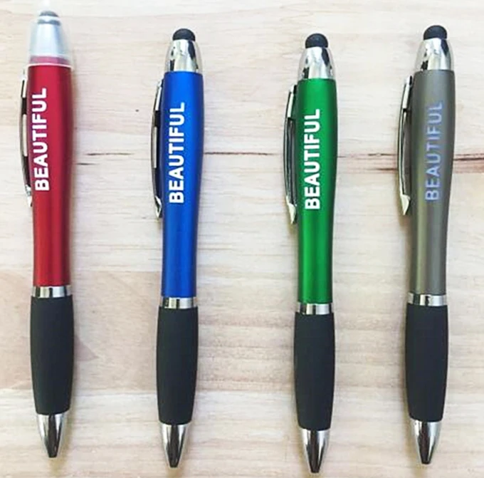 printed custom logo promotional pen with company name